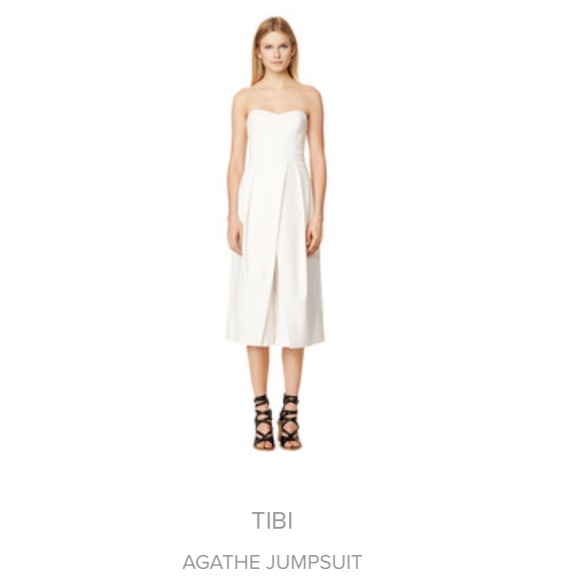 Tibi Dresses & Skirts - White Tibi jumpsuit perfect for summer